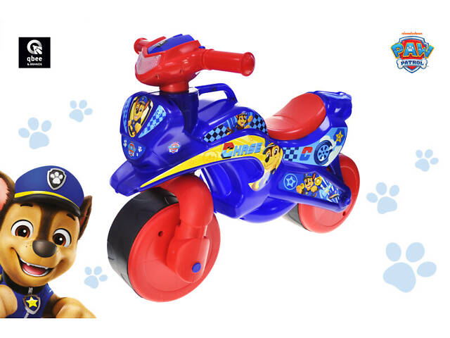 Мотоцикл біговел Гонщик Щенячий патруль QB002-101 qbee - Фото 1