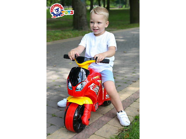 Мотоцикл велобіг червоний 5118 Технок - Фото 1