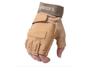 Мотоциклетні безпалі рукавички (із захисною вставкою) Койот М