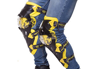 Мотозащита Scoyco K12 Черный-Желтый