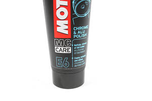 MOTUL 103001 Полироль для хромированных поверхностей автомобиля E6 Chrome&Alu Polish (100мл)