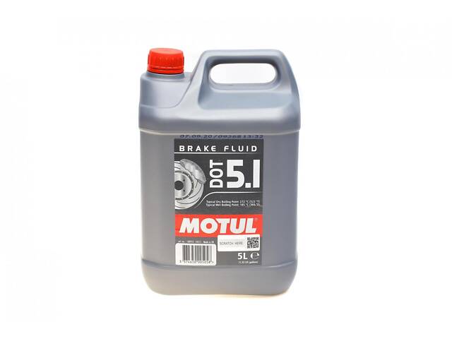 MOTUL 807006 Жидкость тормозная DOT5.1 (5л) Тормозная жидкость (100952)