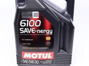 MOTUL 812450 Олива 5W30 SAVE-nergy 6100 (4L) (WSS M2C 913D/STJLR.03.5003/9.55535-G1) 10937