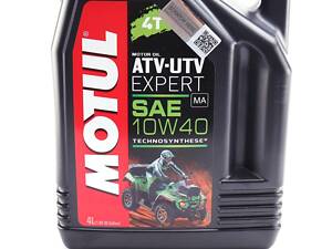 MOTUL 851641 Олива 10W40 4T ATV UTV EXPERT (4L) (105939)