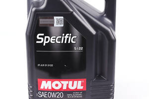 MOTUL 867606 Олива 0W20 Specific 5122 (5L) (Jaguar/Land Rover-STJLR.51.5122)