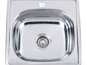 Кухонна мийка Zerix Z4848-06-160E satin (ZM0557)