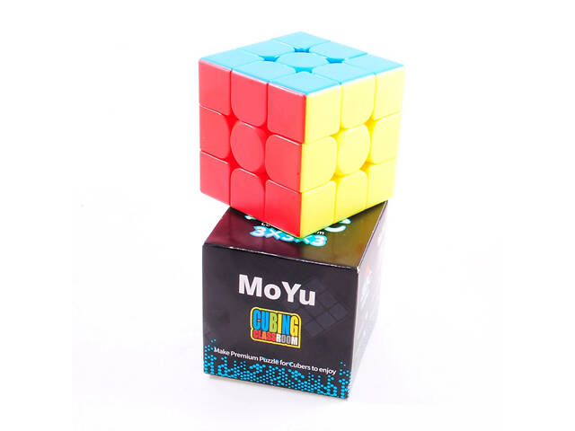 MoYu Meilong 3C 3x3 Cube stickerless | Кубик 3х3 без наклейок Мейлонг 3С MF8888B - Фото 3