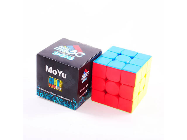 MoYu Meilong 3C 3x3 Cube stickerless | Кубик 3х3 без наклейок Мейлонг 3С MF8888B - Фото 4