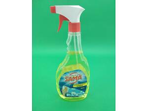 Засіб для миття скла та інших поверхонь САМА лимон 500г (курок) (1 шт)