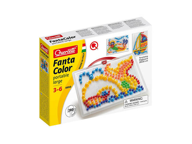 Мозаїка дитяча 280 шт Quercetti DD053115 - Фото 1