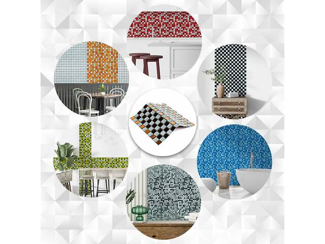 Мозаїка з декоративного скла 298х298х4,5мм SW-00002361 - Фото 6