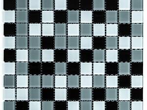 Мозаїка з декоративного скла 298х298х4,5мм Чорно-сіра SW-00002369 love-shopping