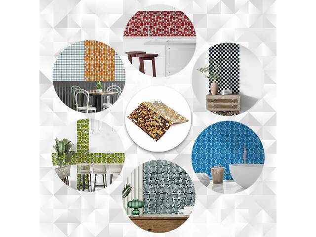 Мозаїка дзеркальна мідна 298х298х4,5мм SW-00002370 - Фото 6