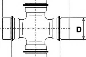Муфта кардана для моделей: ISUZU (D-MAX)