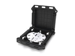 Муфта оптична Merlion ML-OP-F007-24C, герметична, 4 введення, 1 касета, до 24 зварювань, матеріал PC