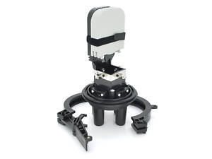 Муфта оптична Merlion ML-OP-F101H-24C, герметична, 4 введення, до 4 касет, до 24 зварень, матеріал PP