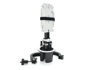 Муфта оптична Merlion ML-OP-F105H-72C, герметична, 4 введення, до 3 касет, до 72 зварювань, матеріал PP