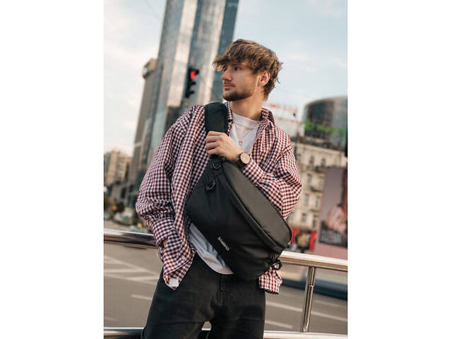 Чоловіча сумка-бананка під ноутбук Sambag Urban Laptop - Фото 1