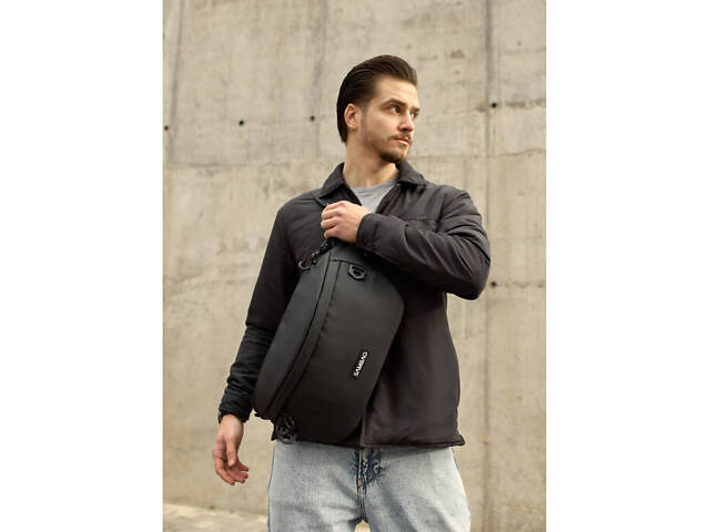 Чоловіча сумка-бананка під ноутбук Sambag Urban Laptop - Фото 7