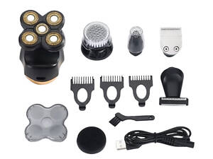 Мужская электробритва стайлер LK-9800 с насадками