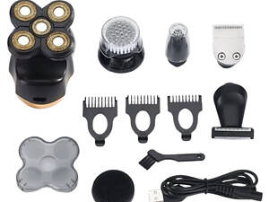 Мужская электробритва стайлер LK-9800 с насадками