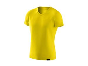 Мужская футболка MAN's SET Basic V-neck 2XL Желтый (28416-2137)