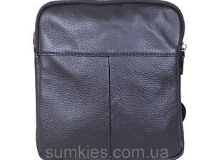 Чоловіча шкіряна сумка black1923-1 Чорна