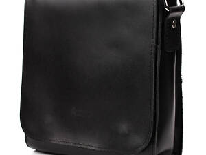 Мужская кожаная сумка через плечо ZA-30271-3md черный Tarwa 26x22x6 см