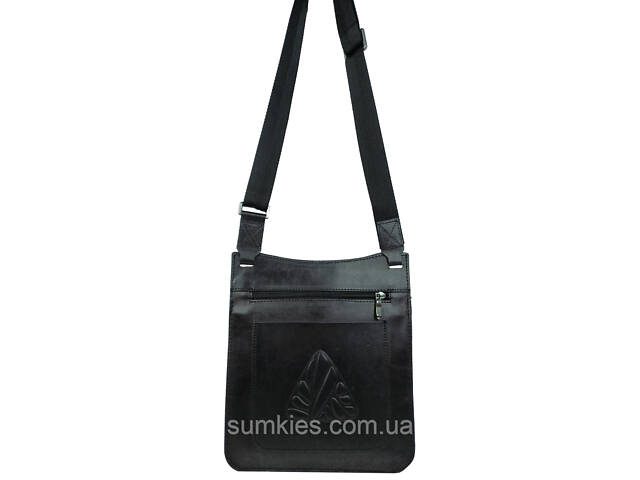 Чоловіча шкіряна сумка-планшетка Mykhail Ikhtyar чорна - Фото 6