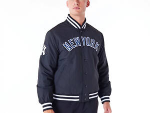 Мужская Куртка New Era WORDMARK BOMBER NYY Черный S (7d60564762 S)
