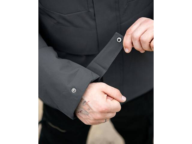 Мужская куртка Okmel grey ПП7941 - Фото 6