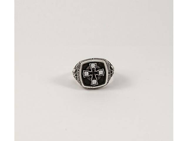 Мужская печатка крестик Maxi Silver 7575 SE 16.5 - Фото 2