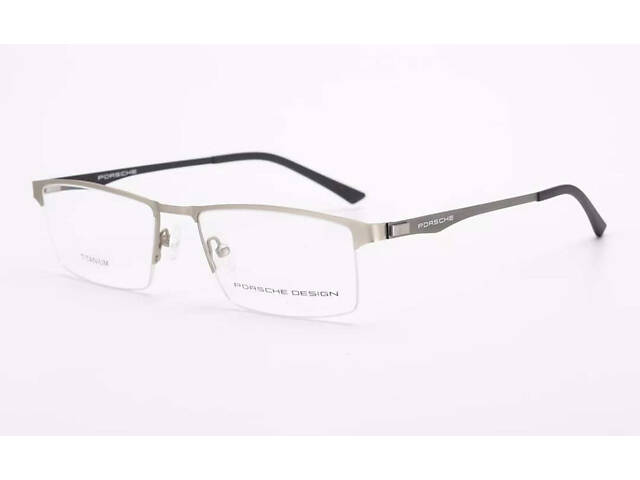 Чоловіча полуободкова оправа P-9869 silver PTR - Фото 1