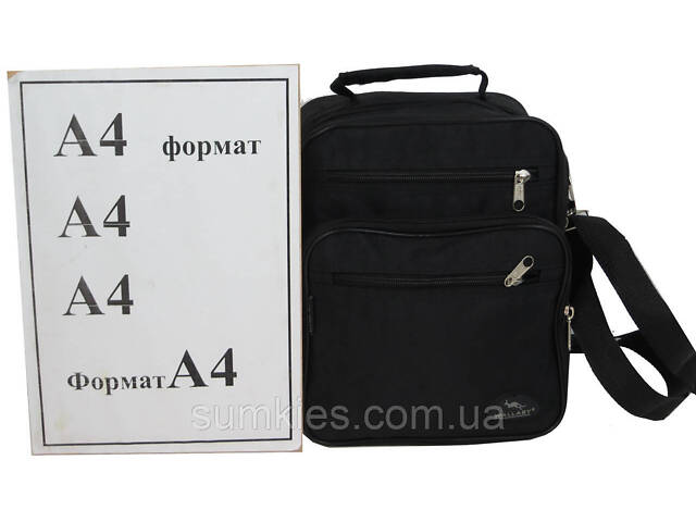 Чоловіча сумка, барсетка Wallaby, Україна чорна - Фото 7