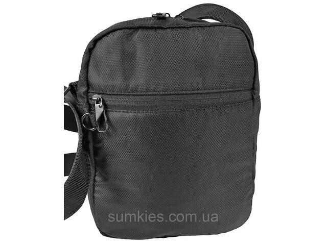 Чоловіча сумка через плече Антивор з Rfid захистом LS чорна - Фото 2