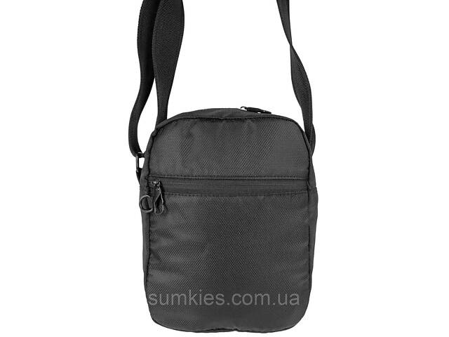 Чоловіча сумка через плече Антивор з Rfid захистом LS чорна - Фото 5