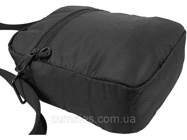 Чоловіча сумка через плече Антивор з Rfid захистом LS чорна - Фото 8