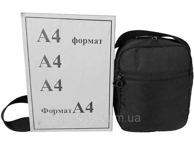 Чоловіча сумка через плече Антивор з Rfid захистом LS чорна - Фото 10