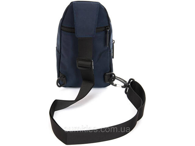 Чоловіча сумка через плече Lanpad синя - Фото 4