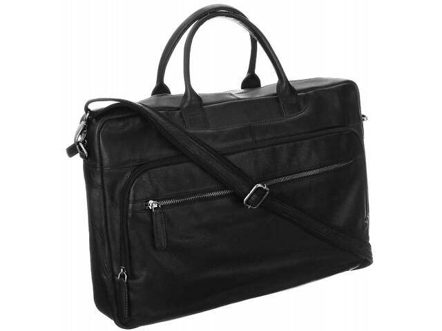 Чоловіча сумка для ноутбука Always Wild чорна - Фото 1