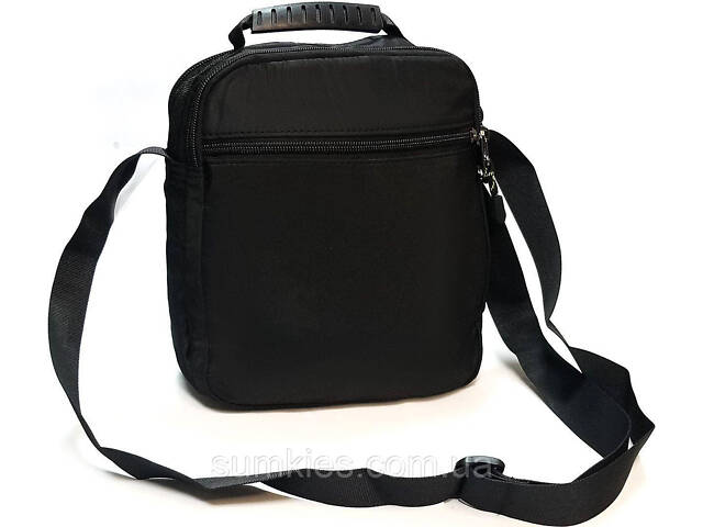 Чоловіча сумка-планшет Lanpad чорна - Фото 3