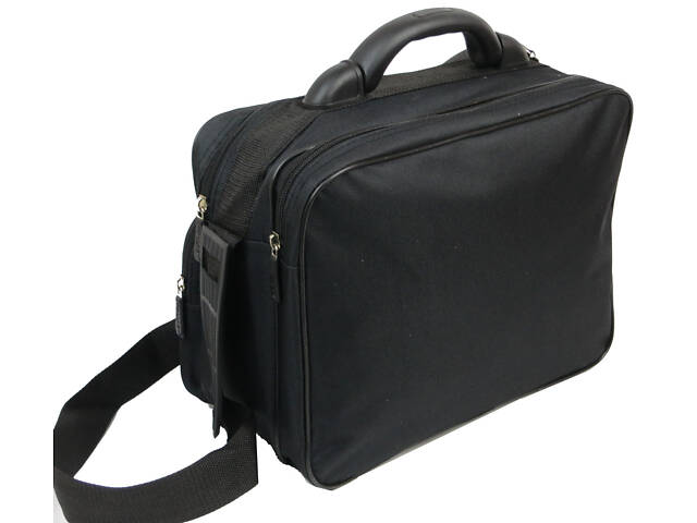 Мужская сумка, портфель из полиэстера Wallaby 2651 черная - Фото 6
