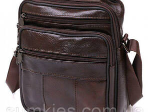Чоловіча сумка з натуральної шкіри Vintage 20450 Коричневий