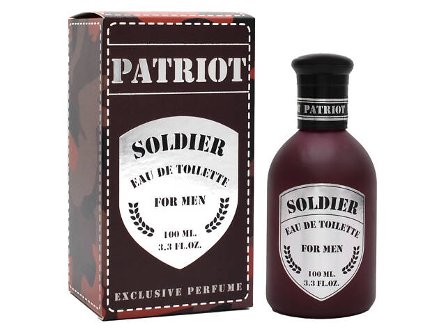 Чоловіча туалетна вода Famille Grasse Soldier Patriot 100 мл - Фото 1