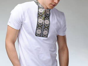 Чоловіча вишита футболка MELANIKA Гуцульська M-4 Біла M (1528300299)