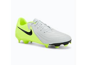 Мужские Бутсы Nike PHANTOM GX II ACADEMY FG/MG Белый Лимонный 40.5 (7dFD6723-003 40.5)
