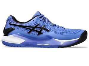 Чоловічі Кроссівки для теніса Asics Gel-resolution 9 all court Чорний Синій 44.5 (1041A330-401 44.5)