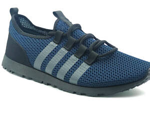 Чоловічі кросівки текстиль, чоловічі кросівки із сітки 40 розмір. Літні кросівки. Модель 54654. Колір: синій