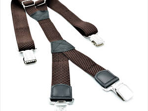 Чоловічі підтяжки Х-подібної new-bigpdt-X003 Weatro Коричневий