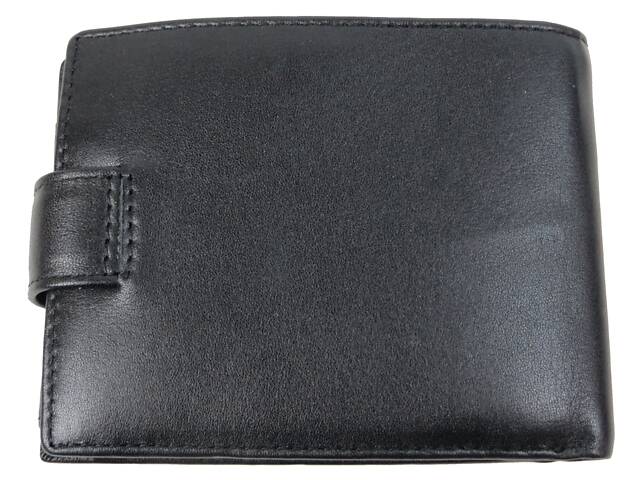 Мужское кожаное портмоне со съемным картхолдером Giorgio Ferretti Черный (GF005A2) - Фото 2